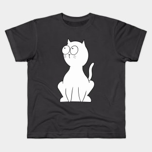 Cute Surprised Cat Kids T-Shirt